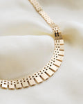 Perfect Cleopatra Necklace Danish Vintage 14K Gold 1970