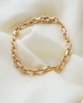 Perfect Danish Mid Century Vintage Bracelet 14K Gold 1970