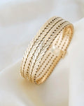 Sublime Danish Vintage Bracelet by Eli Lindbom 14K Gold 1963
