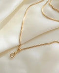 Heavy Sublime 60 Inches Long Guard Chain 18K Gold 1940s