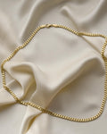 Vintage Curb Link Chain 22.8 Inches 14K Gold 1970