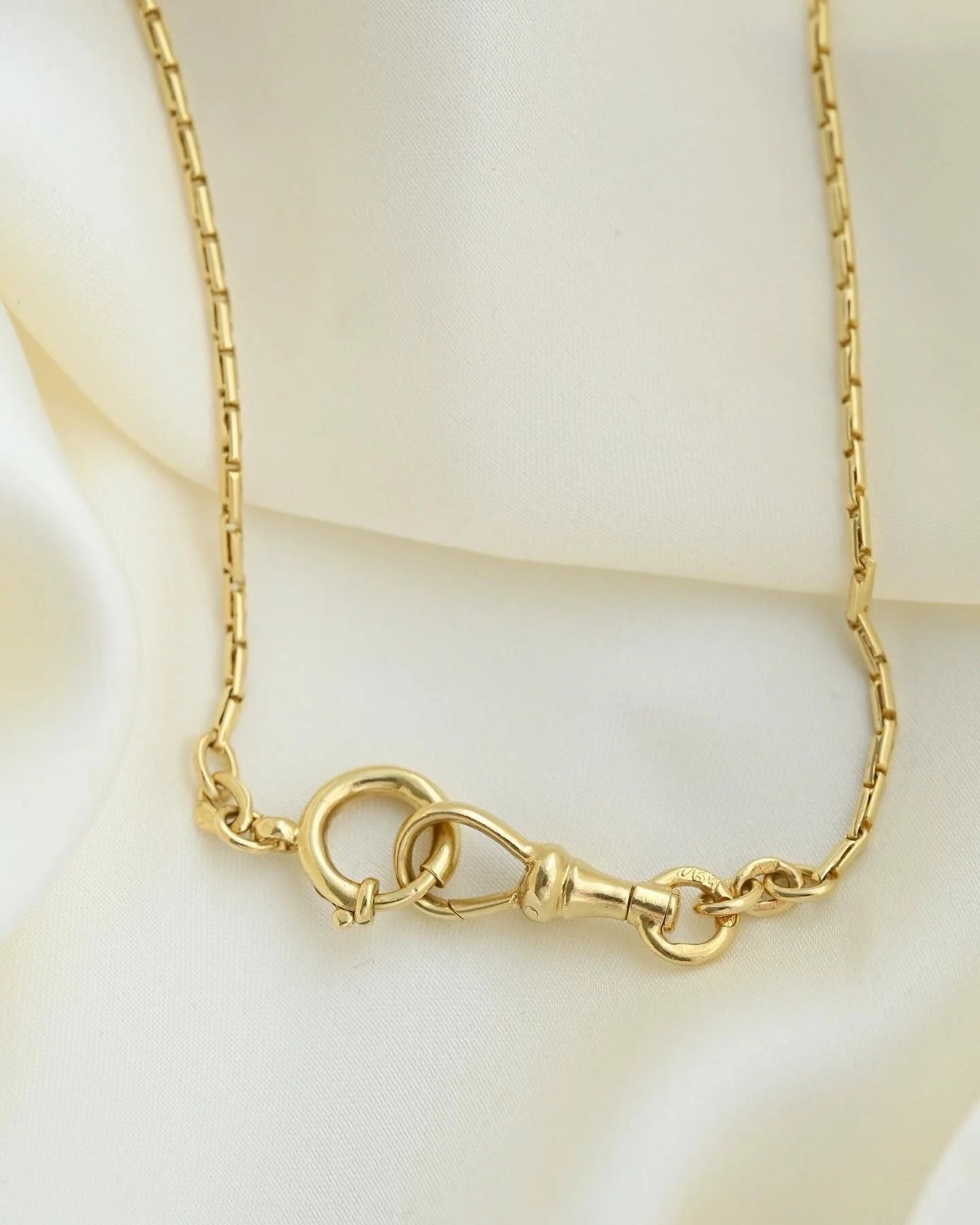 Beautiful Antique Watch Chain 19K Gold 1930s