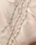Ultra Long Gorg Vintage Silver Necklace