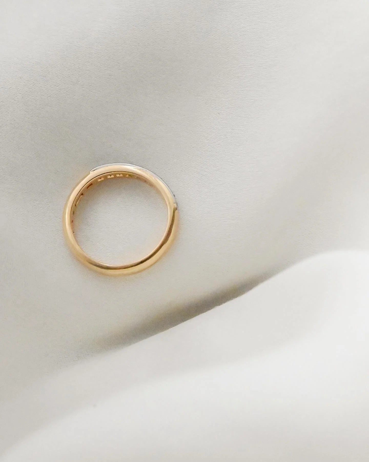 79 Year Old Wedding Band 18K Gold Sweden 1946