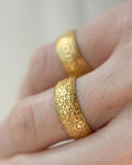 Beautiful Edwardian Gold Band From 1900 18K Gold