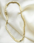 Brilliant Flexible Snake Necklace Danish Vintage 14K Gold 1970s