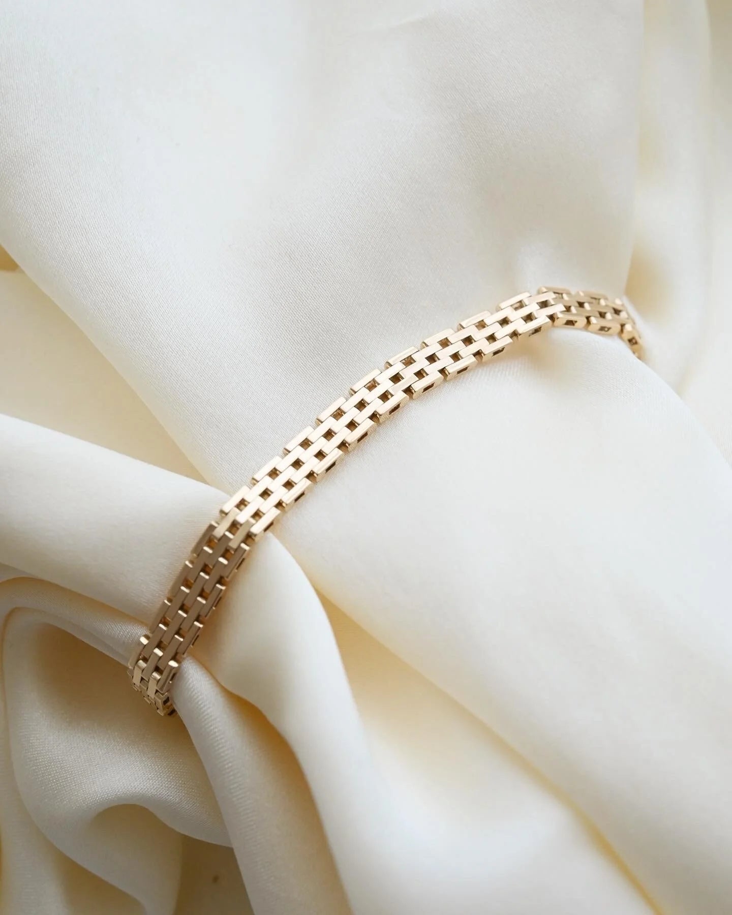 Gorg Mid Century Danish Bracelet 14K Gold 1960s