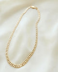 Super Heavy Danish Curb Link Dream Necklace 14K Gold