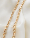 Ultra Heavy Chunky 55 Grams Danish Vintage Anchor Necklace 14K Gold 1970