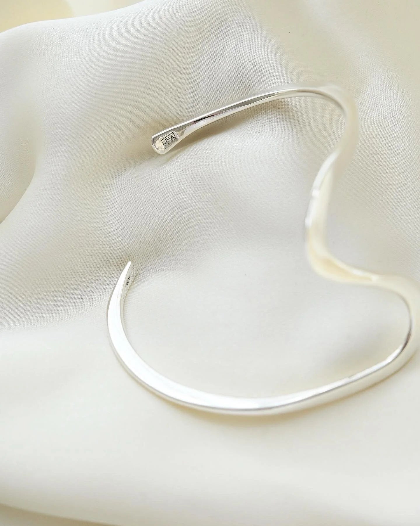 Beautiful Danish Vintage Bangle Sterling Silver 1960