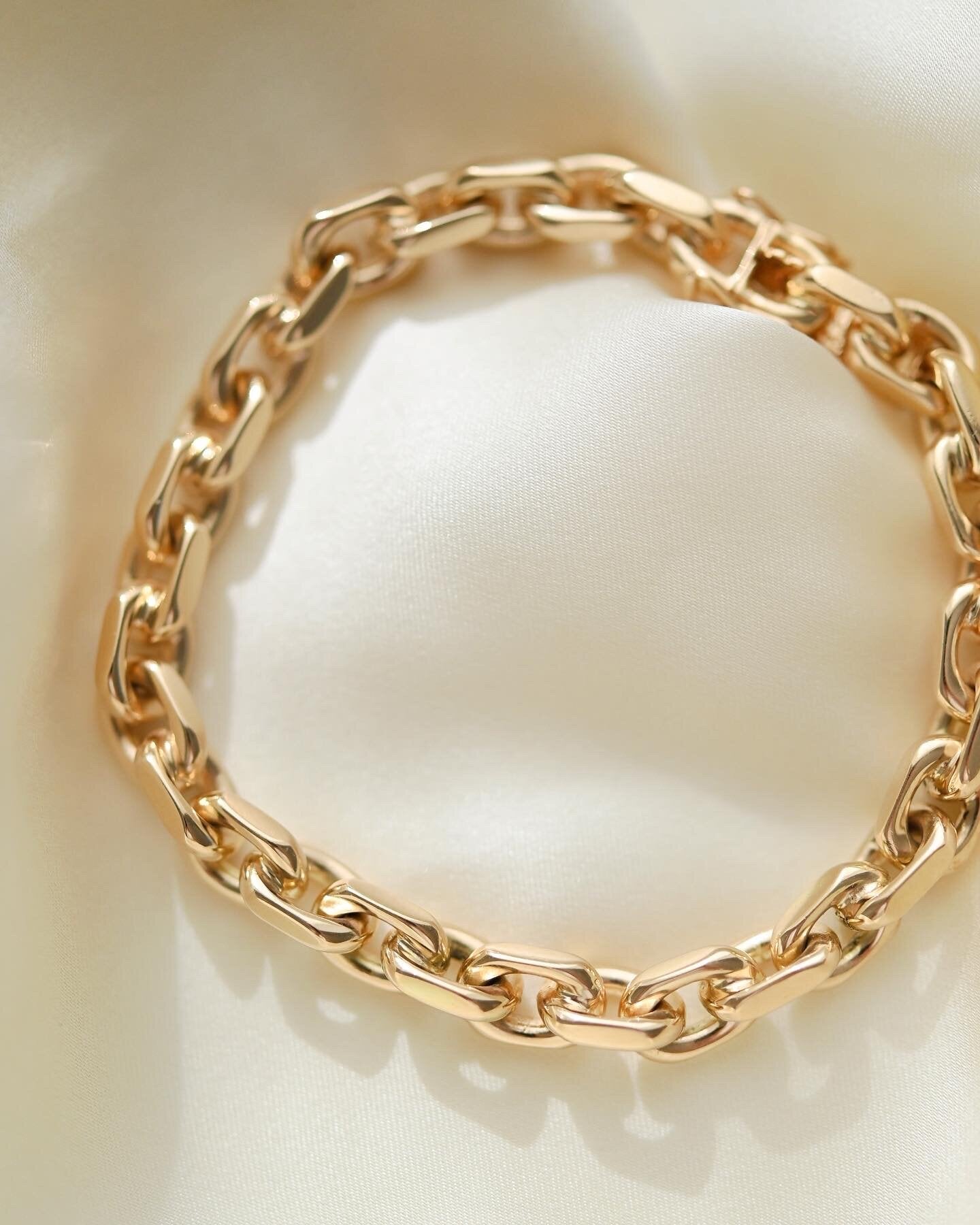 Big HEAVY AF Anchor Bracelet 14K Gold