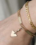 Gorg Edwardian Fancy Link Bracelet 14K Gold 1910s
