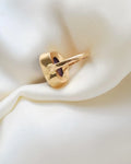 Shipping included! Gorg Antique Amethyst Ring 18K Gold 1928