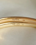 YELLOW GOLD Bangle 14K Gold 1980s