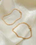Glowing Vintage Baby Bismarck Bracelet 18K Gold