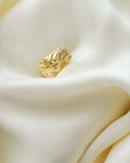 Superb HEAVY Vintage Puzzle Ring 18K Gold