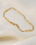 Antique Watch Chain Bracelet 18K Gold 1920s Sweden
