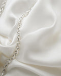 Heavy Amazing 33 grams Solid Sterling Silver Watch Chain