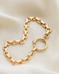 Extraordinary RARE Watch Chain Bracelet 18K Gold 1925