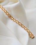 Gorgeous Swedish Bracelet by Ahlms 1966 18K Gold