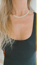 Stunning Danish Vintage Necklace by Viggo Petersen 14K Gold 1960