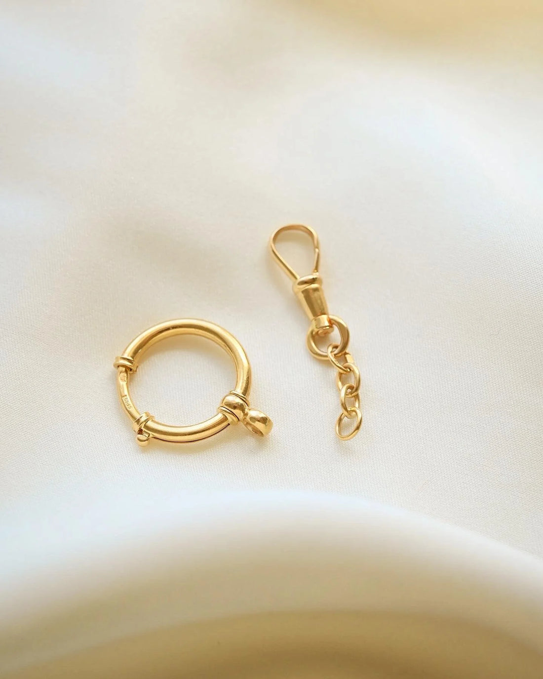 Super Rare Single Antique Dog / Swivel Clasp and Bolt Clasp