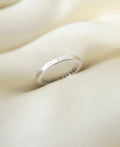 Beautiful Swedish Vintage Diamond Band 18K White Gold