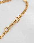 Special Antique Swedish Watch Chain Bracelet w Full Hallamarks 18K Gold 1885
