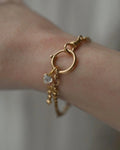 Special Swedish Antique Art Deco Watch Chain 18K Gold 1920s