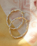Gorg Twisted Hoops 14K Gold