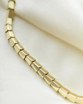 Brilliant Flexible Snake Necklace Danish Vintage 14K Gold 1970s