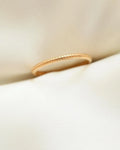 Rare Dotted Swedish Vintage Band 18K Gold