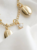 OMJ FINE JEWELRY : The Heavy Good Luck Coffee Bean Pendant 14K Gold Denmark