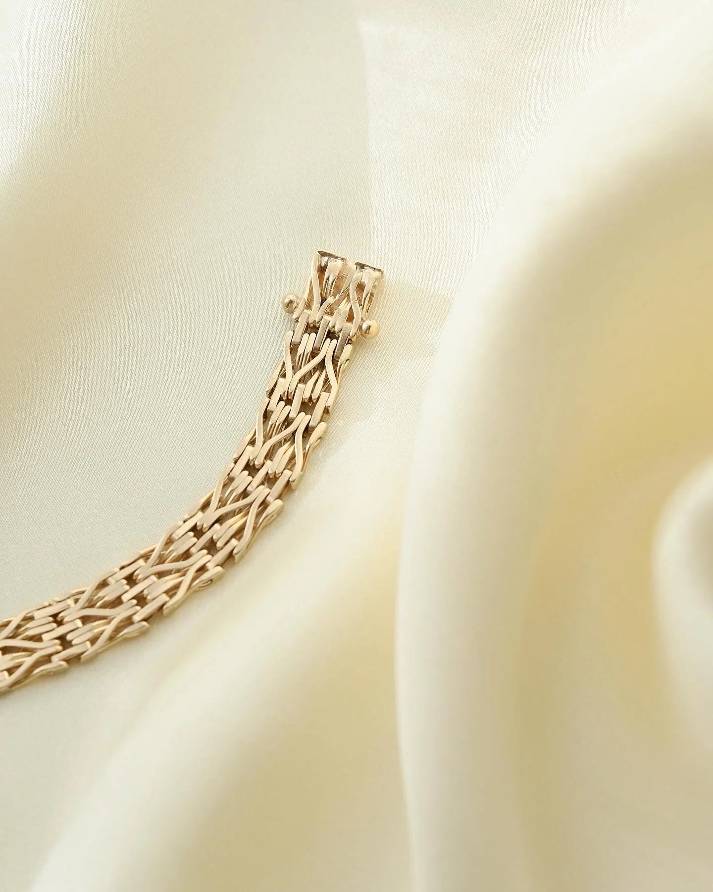 Gorg Danish Vintage Bracelet 14K Gold 1960s