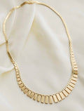 Sexy Fringed Cleopatra Necklace 14K Gold 1960