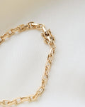 Tiny-Wrist Anchor Bracelet 14K Gold 1947-1970