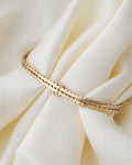 Amazing Danish Vintage Link Bracelet by Ove Fogh Pedersen 14K Gold 1966