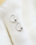 Divine Old Mine Cut Diamond Earrings 18K White Gold