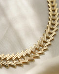 Absolutely RARE and Stunning Jumbo Geneva Link Necklace 14K Gold 1960s