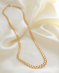 Glowing Beautiful Star Link Necklace by BE Franzen 18K Gold 1961