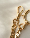 10.6 inches Antique Watch Chain 18K Gold 1927