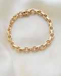 Sublime Chunky Monkey Vintage Anchor Bracelet 14K Gold