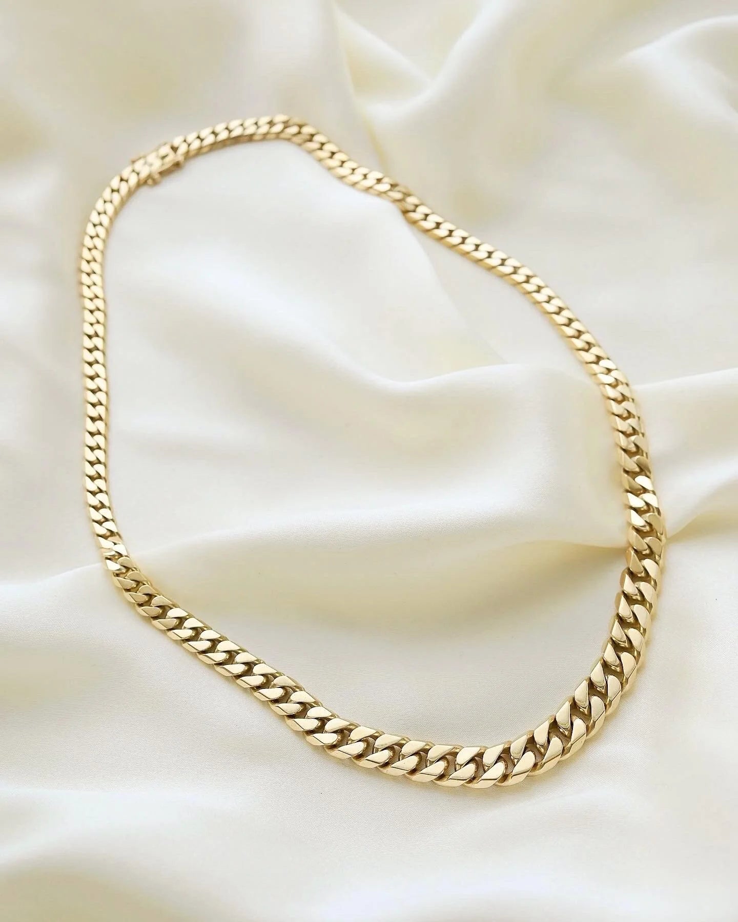 Ultimate Dream Curb Link Necklace 61 grams 14K Gold 1970