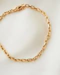 Gorg Smaller Links Swedish Vintage Bracelet 18K Gold 1962