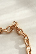 The Little Mermaid Sizeable Anchor Bracelet 14K Rose Toned Gold 1960s