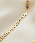 Magical Rare Baby Brick Link Necklace 14K Gold 1970s
