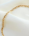 Antique Swedish Watch Chain Flat Anchor Links 18K Gold 1920s