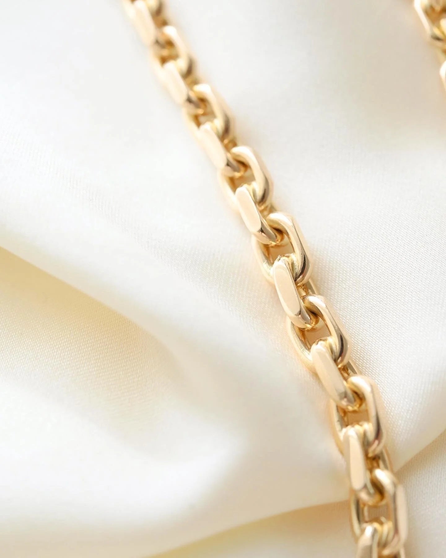 Super Heavy 58 Grams Deluxe Chain Danish Vintage 14K Gold