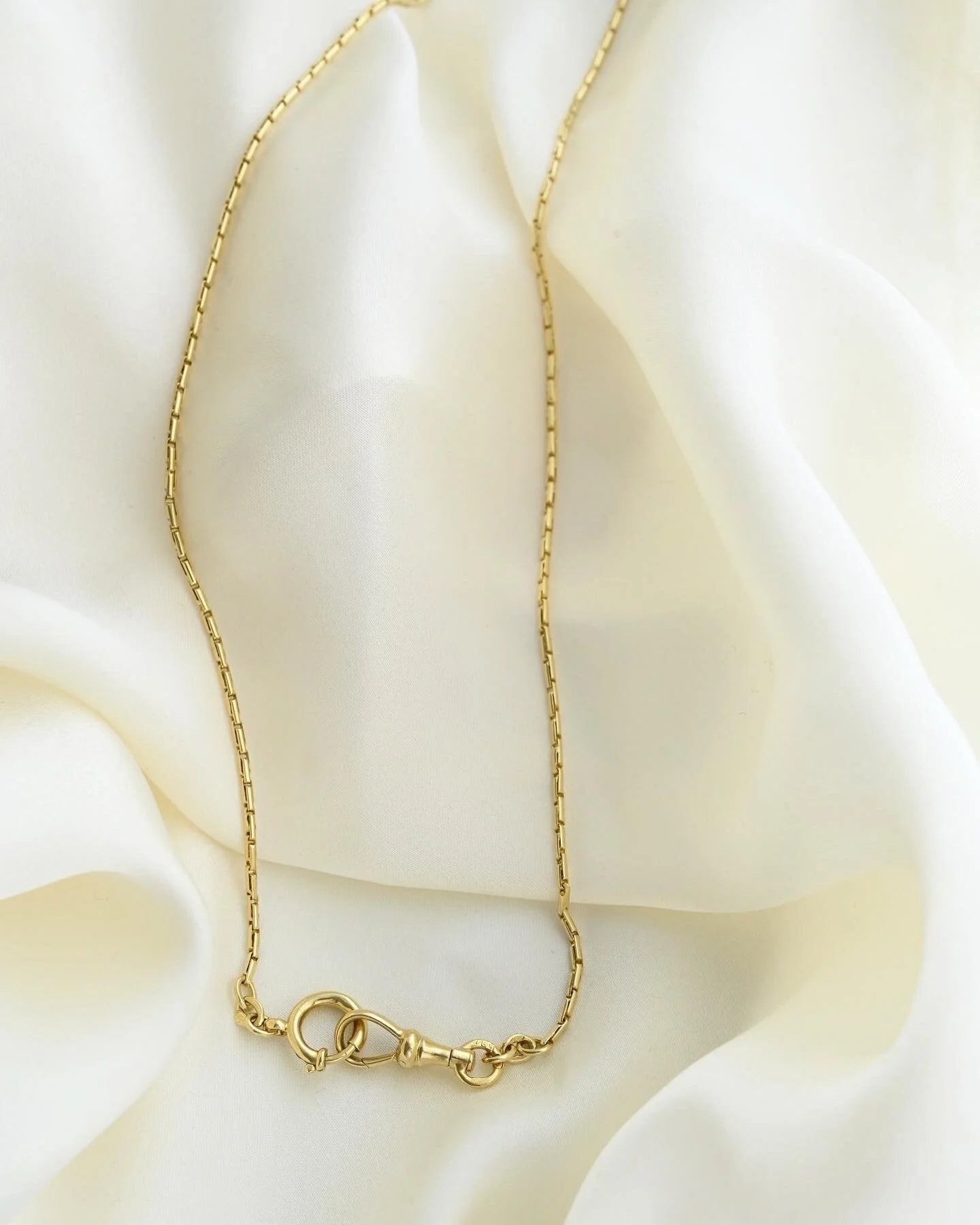 Beautiful Antique Watch Chain 19K Gold 1930s