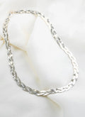 Two-in-one Woven Dream Necklace Sterling Silver Denmark 1990s